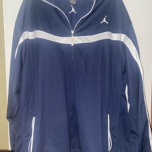 Jordan Men's Blue and White Jacket
